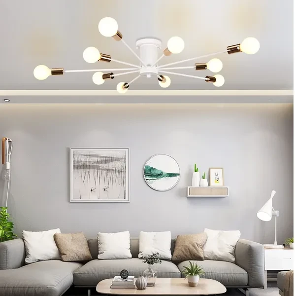 Nordic lustre ceiling lamp living room light bedroom study pendant light lamp modern decoration room home Chandelier lighting