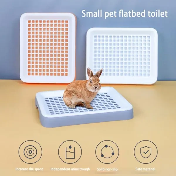 Rabbit Toilet Mink Guinea Pig Hamster Bathroom Square Shape Pig Pet Supplies Large Dutch Triangle Urinal Chinchillas Cat Litter Shovel