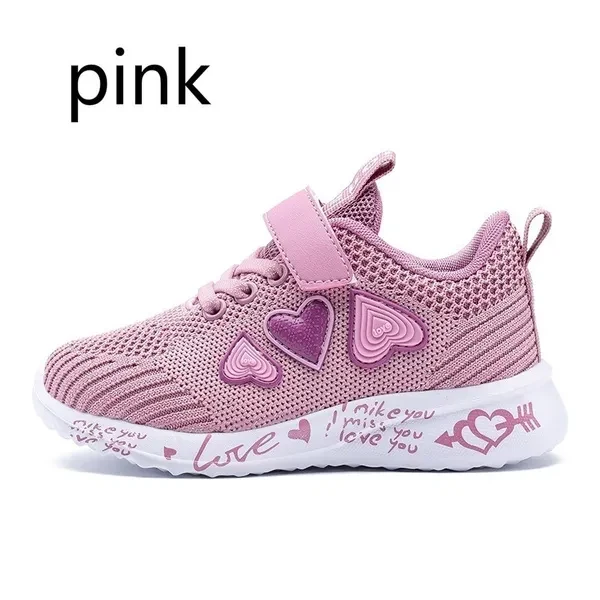 Kids Sports Tennis Shoes Childrens Breathable Mesh Shoes Outdoor Running Boys and Girls Shoes Baby Casual Warm Younger Shoe