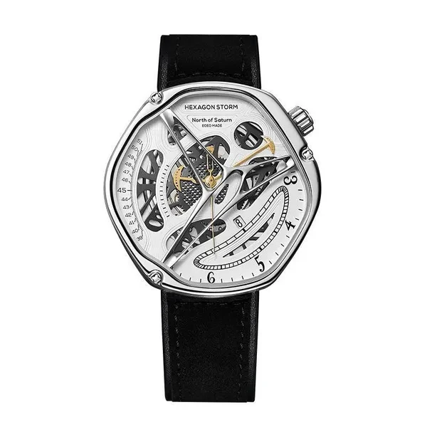 Hexagon Automatic Mechanical Wristwatch Watch for Men Luxury watches Creative watch Men's watches High quality