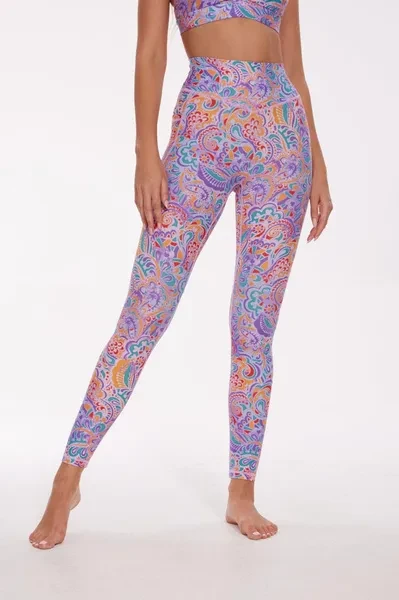 Yoga Leggings Ladies Fashion Printed Leggings Ladies Casual Pants Fitness Pants Ladies Sports Leggings Yoga Pants Size XS-2XL