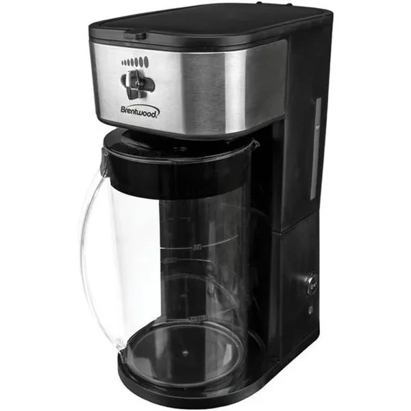 Brentwood Appliances TS-111BK Single-Serve Coffee Maker with Mug, Black